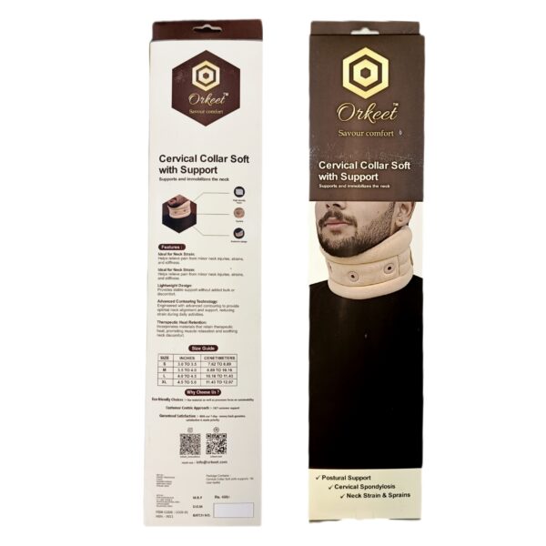 Orkeet Cervical Collar Soft with Support - Image 4