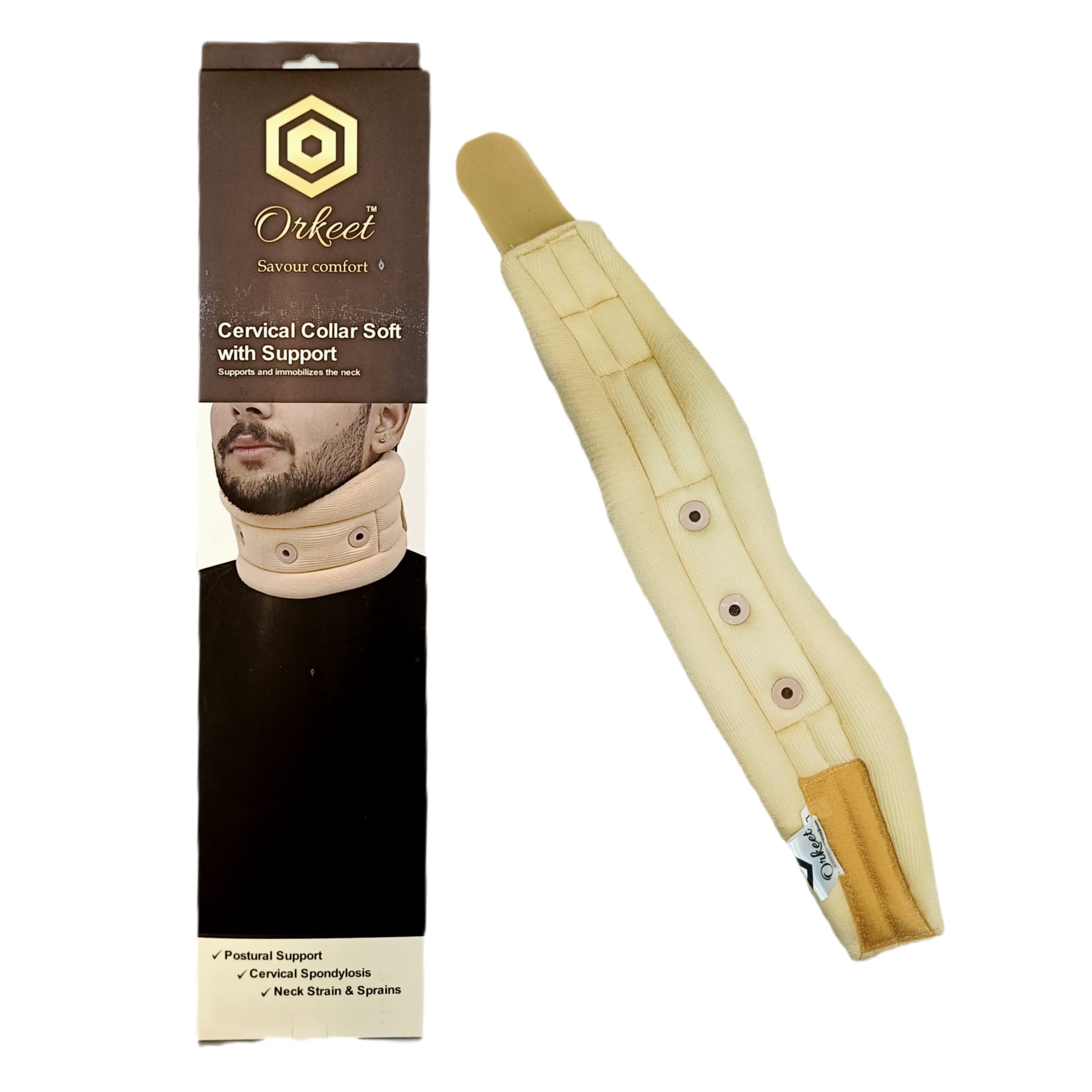 Orkeet Cervical Collar Soft- with Support - Image 2